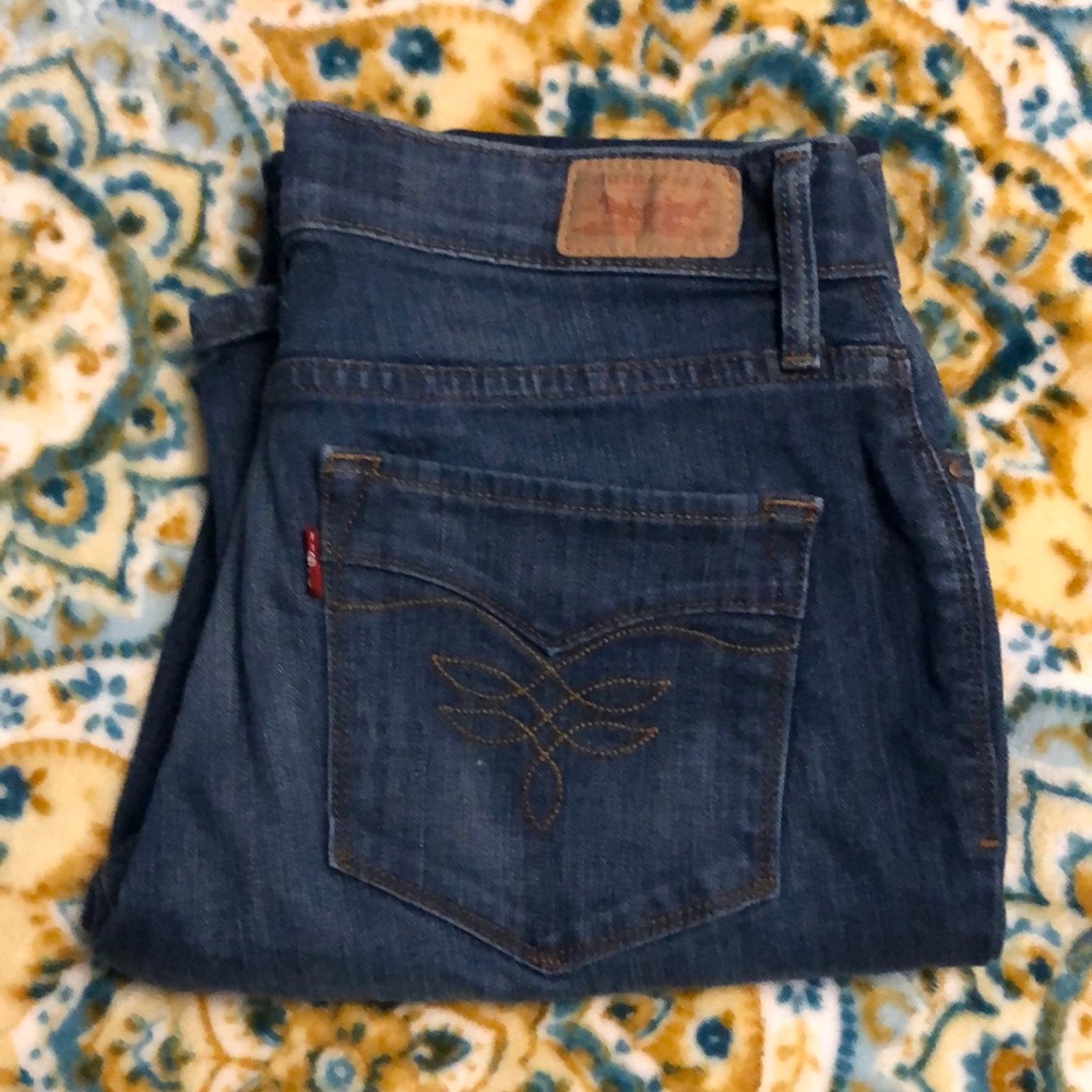 Levi’s perfect waist 525 straight leg jeans